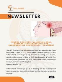 NeurOp Receives FDA Orphan Drug Designation for NP10679 for Subarachnoid Hemorrhage Treatment