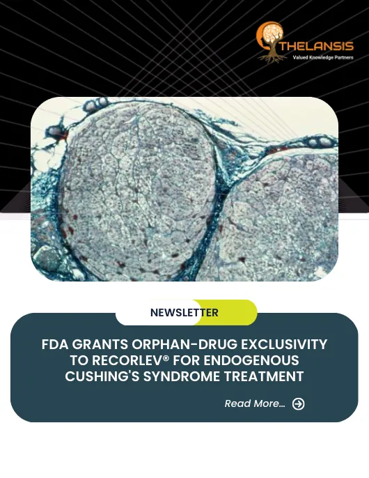 FDA Grants Orphan-Drug Exclusivity to Recorlev® for Endogenous Cushing's Syndrome Treatment