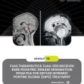 FLAG Therapeutics' FLAG-003 Receives Rare Pediatric Disease Designation from FDA for Diffuse Intrinsic Pontine Glioma (DIPG) Treatment