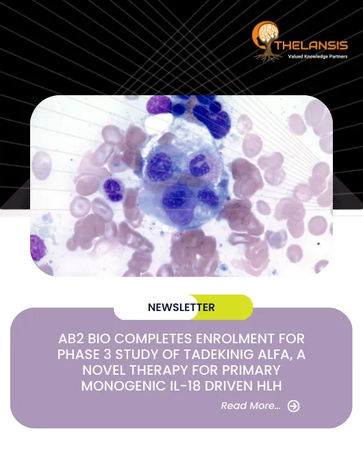 AB2 Bio Completes Enrolment for Phase 3 Study of Tadekinig Alfa, a Novel Therapy for Primary Monogenic IL-18 Driven HLH