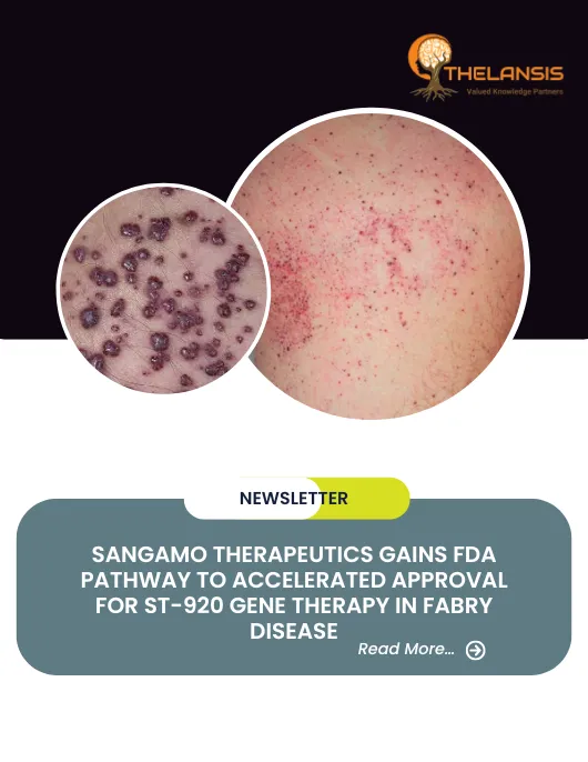 Sangamo Therapeutics Gains FDA Pathway to Accelerated Approval for ST-920 Gene Therapy in Fabry Disease