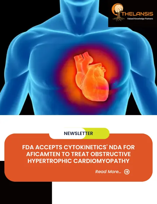 FDA Accepts Cytokinetics' NDA for Aficamten to Treat Obstructive Hypertrophic Cardiomyopathy